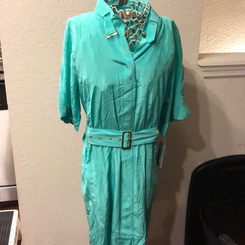 🍃NWT Donna Morgan silk dress w/pockets🍃